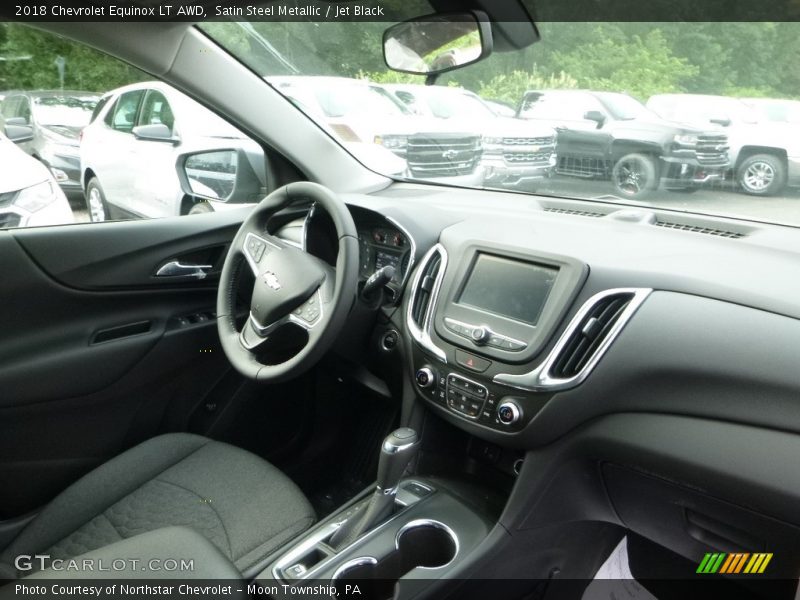 Satin Steel Metallic / Jet Black 2018 Chevrolet Equinox LT AWD