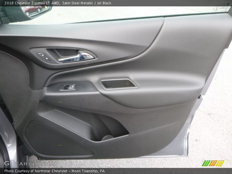 Satin Steel Metallic / Jet Black 2018 Chevrolet Equinox LT AWD
