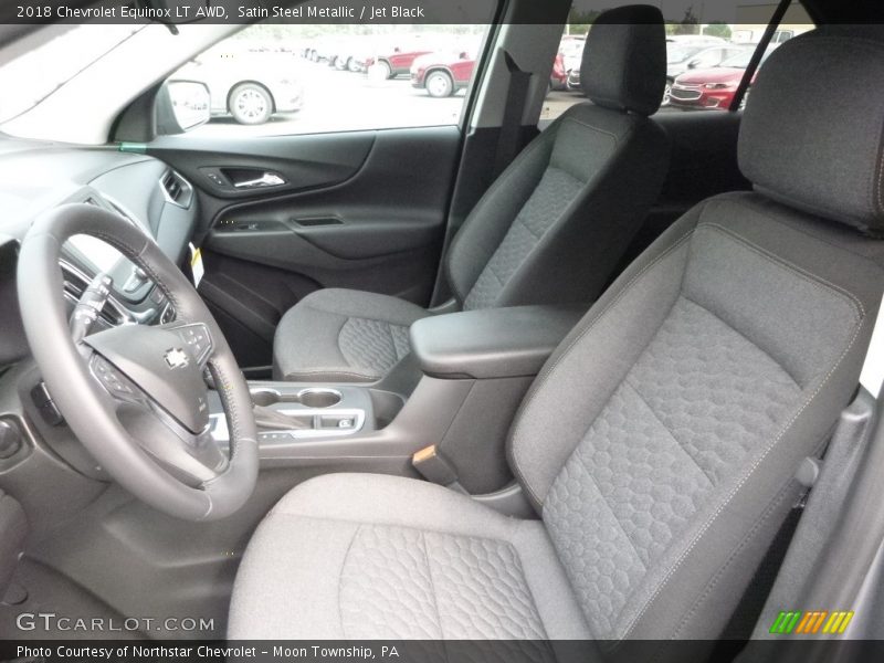Satin Steel Metallic / Jet Black 2018 Chevrolet Equinox LT AWD