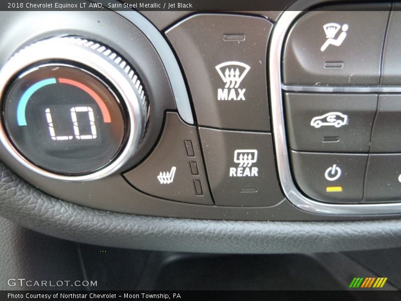 Satin Steel Metallic / Jet Black 2018 Chevrolet Equinox LT AWD