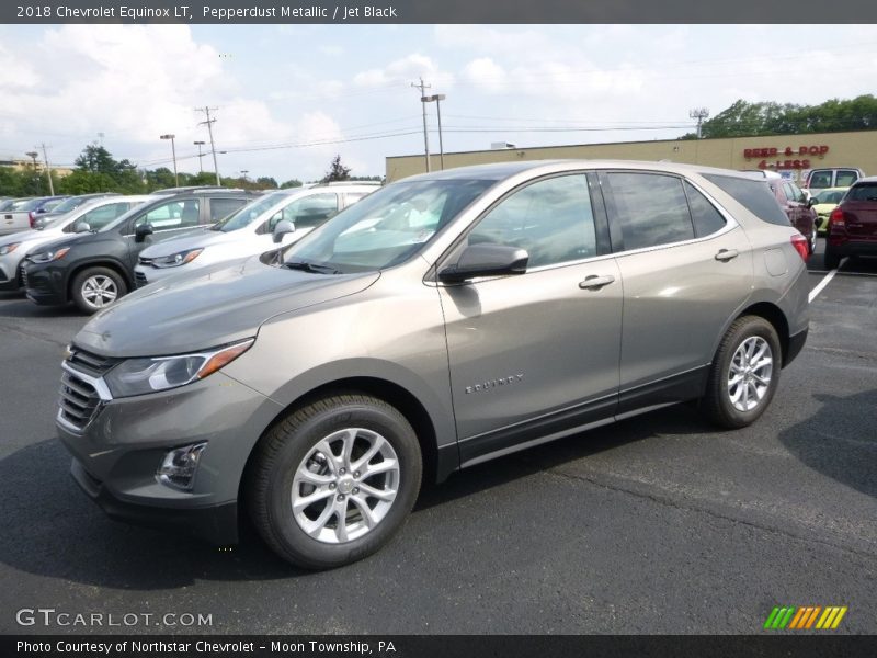 Pepperdust Metallic / Jet Black 2018 Chevrolet Equinox LT