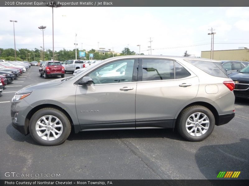 Pepperdust Metallic / Jet Black 2018 Chevrolet Equinox LT