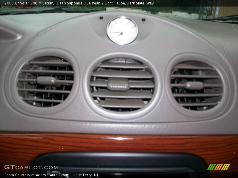 Deep Sapphire Blue Pearl / Light Taupe/Dark Slate Gray 2003 Chrysler 300 M Sedan