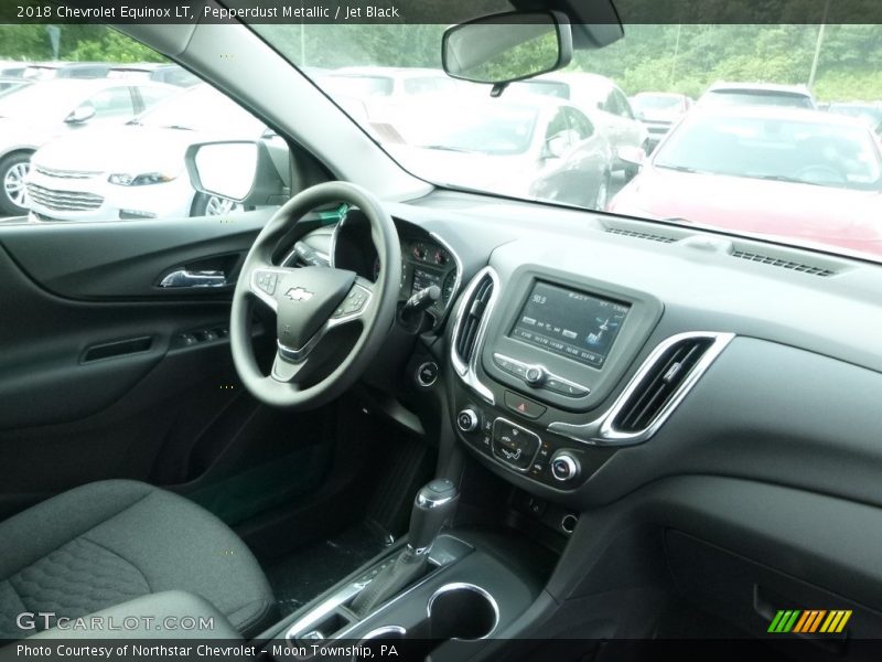 Pepperdust Metallic / Jet Black 2018 Chevrolet Equinox LT