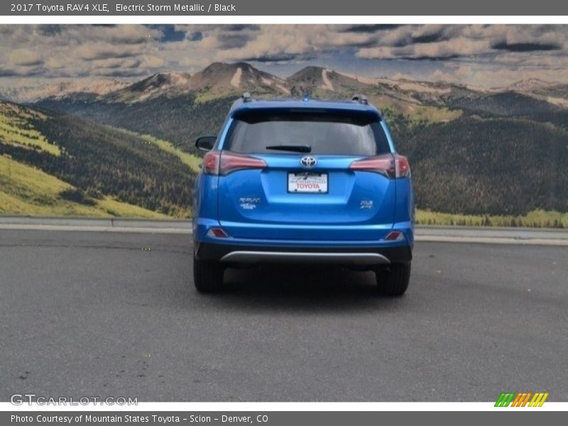 Electric Storm Metallic / Black 2017 Toyota RAV4 XLE