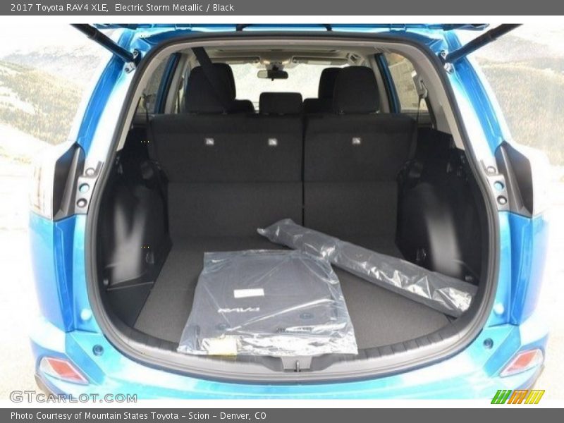 Electric Storm Metallic / Black 2017 Toyota RAV4 XLE