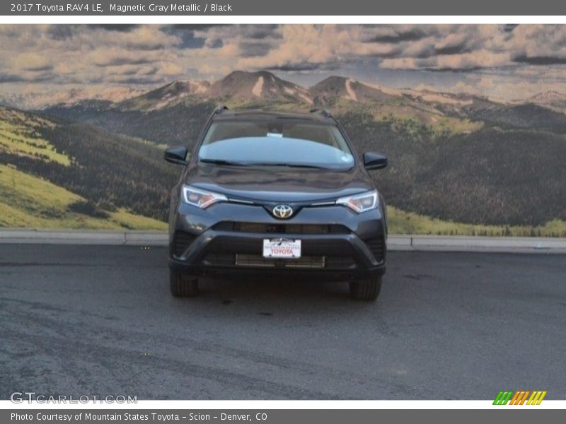 Magnetic Gray Metallic / Black 2017 Toyota RAV4 LE
