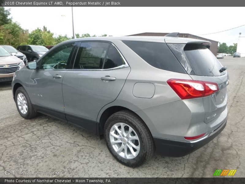 Pepperdust Metallic / Jet Black 2018 Chevrolet Equinox LT AWD