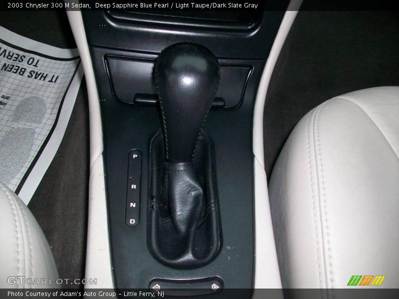 Deep Sapphire Blue Pearl / Light Taupe/Dark Slate Gray 2003 Chrysler 300 M Sedan