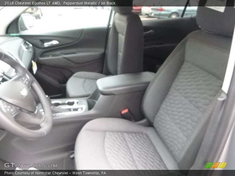 Pepperdust Metallic / Jet Black 2018 Chevrolet Equinox LT AWD