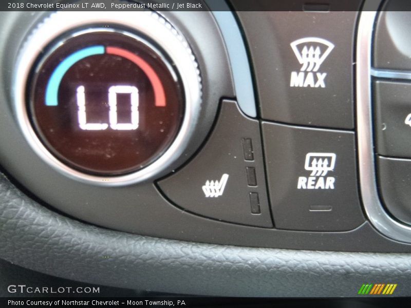 Pepperdust Metallic / Jet Black 2018 Chevrolet Equinox LT AWD