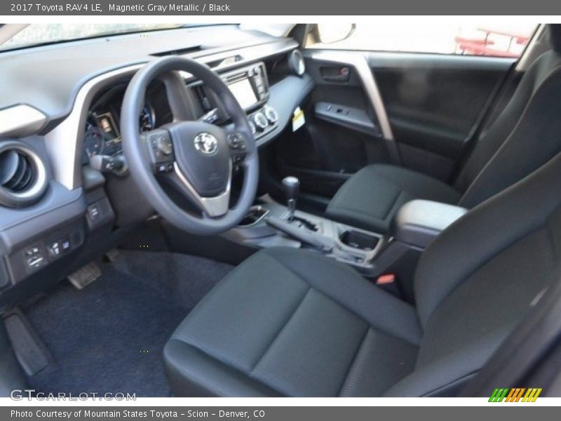 Magnetic Gray Metallic / Black 2017 Toyota RAV4 LE