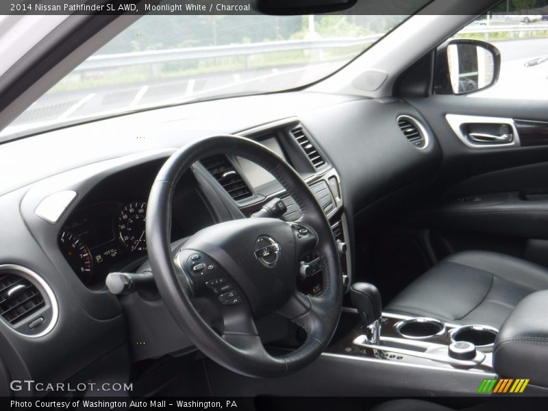 Moonlight White / Charcoal 2014 Nissan Pathfinder SL AWD