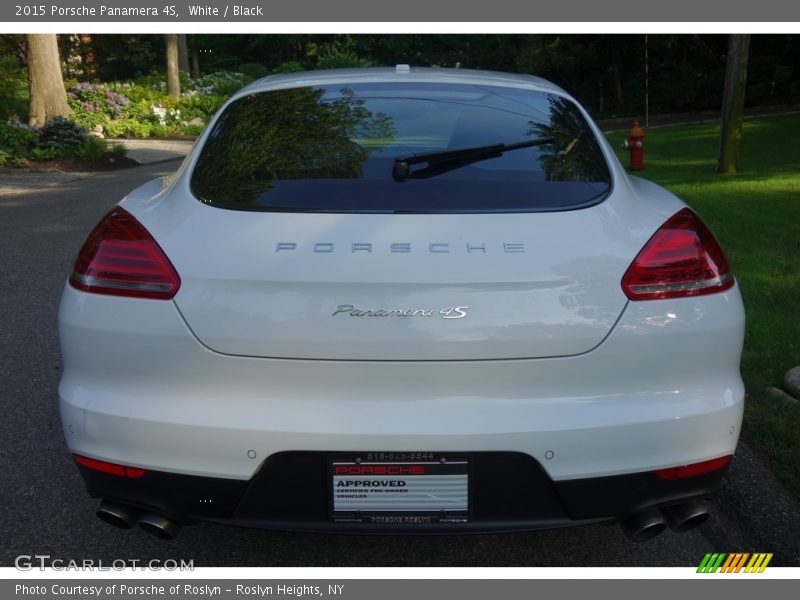 White / Black 2015 Porsche Panamera 4S