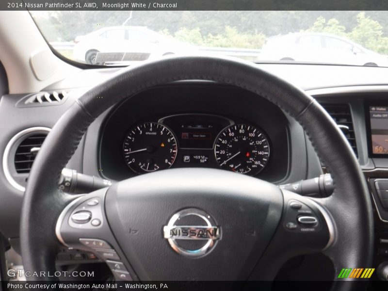 Moonlight White / Charcoal 2014 Nissan Pathfinder SL AWD