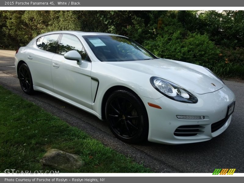 White / Black 2015 Porsche Panamera 4S
