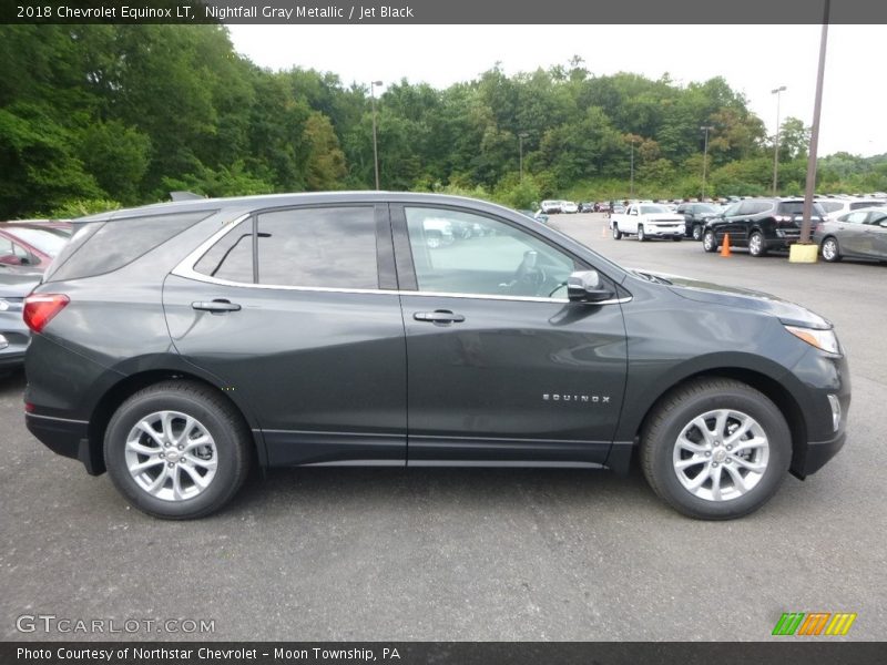 Nightfall Gray Metallic / Jet Black 2018 Chevrolet Equinox LT