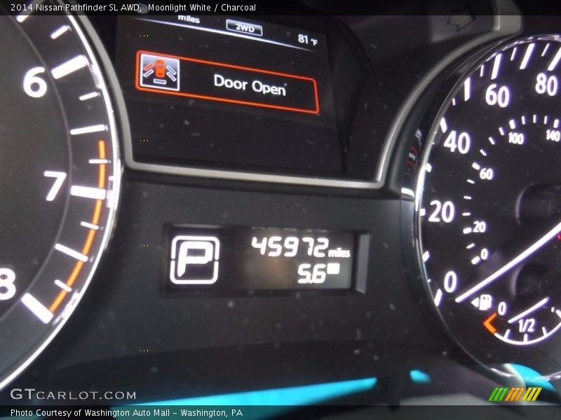 Moonlight White / Charcoal 2014 Nissan Pathfinder SL AWD