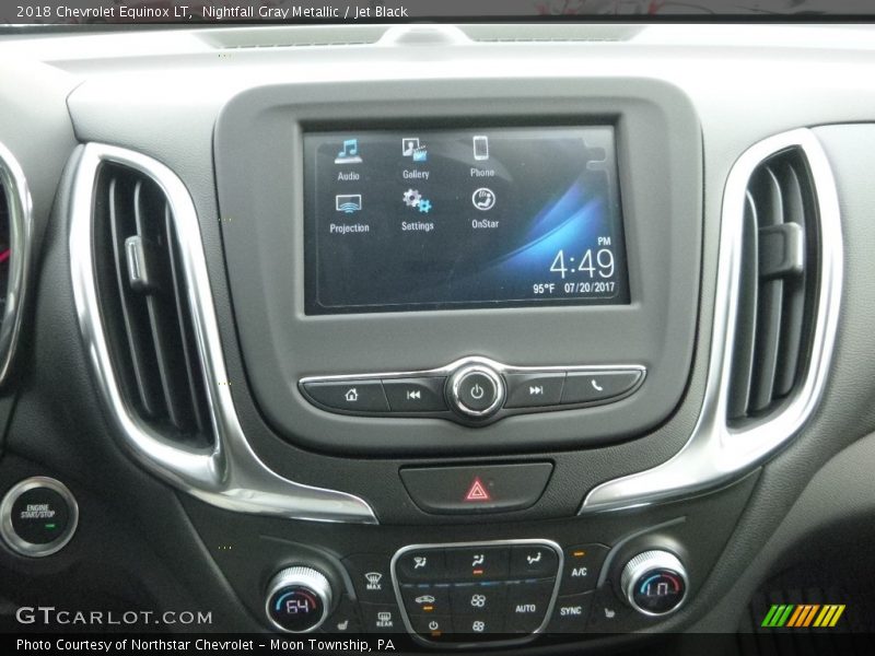 Nightfall Gray Metallic / Jet Black 2018 Chevrolet Equinox LT