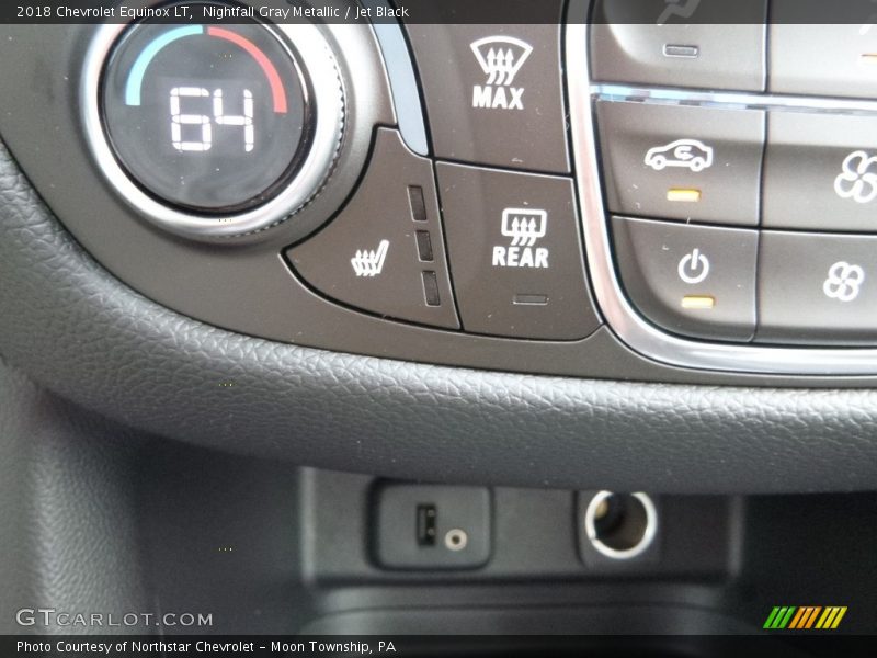 Nightfall Gray Metallic / Jet Black 2018 Chevrolet Equinox LT