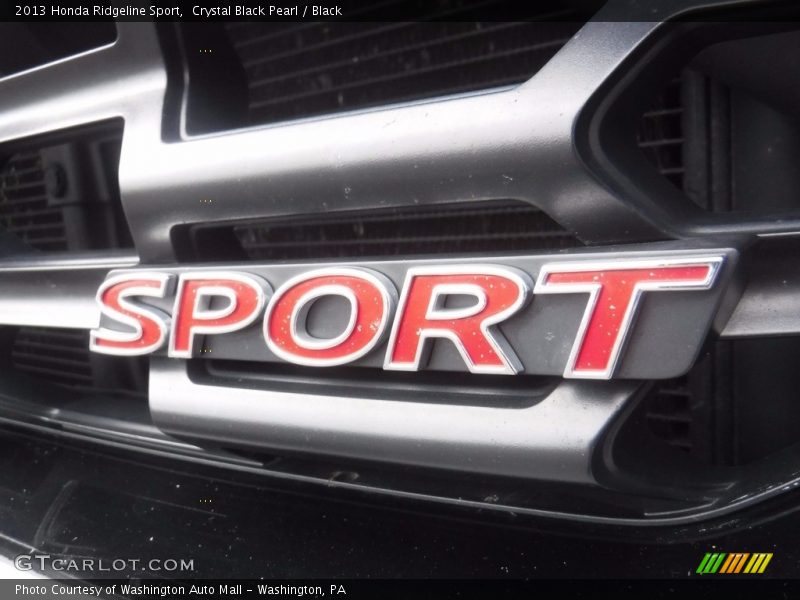 Crystal Black Pearl / Black 2013 Honda Ridgeline Sport