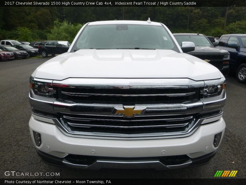 Iridescent Pearl Tricoat / High Country Saddle 2017 Chevrolet Silverado 1500 High Country Crew Cab 4x4