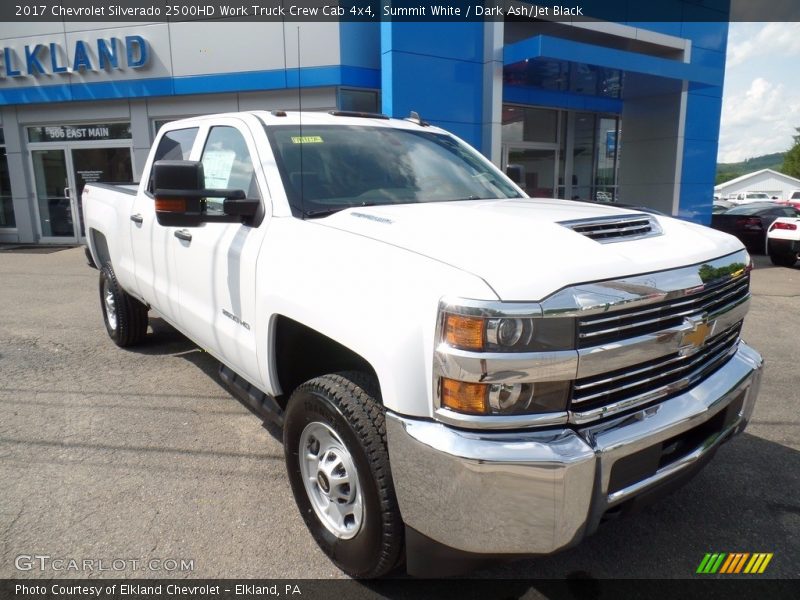 Summit White / Dark Ash/Jet Black 2017 Chevrolet Silverado 2500HD Work Truck Crew Cab 4x4