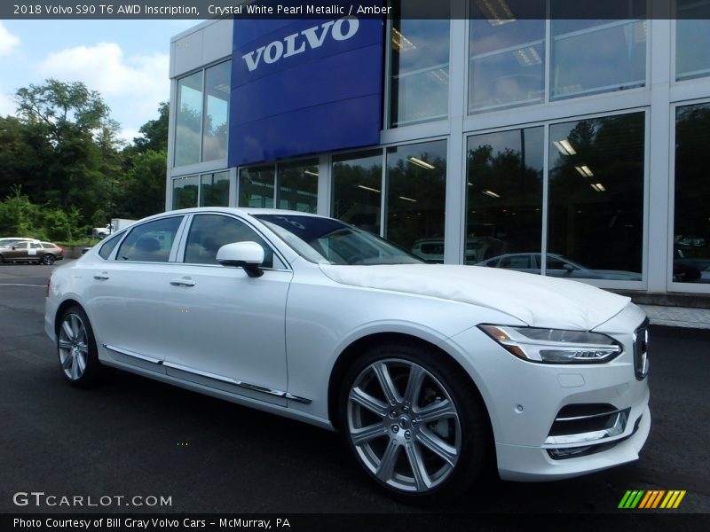 Front 3/4 View of 2018 S90 T6 AWD Inscription