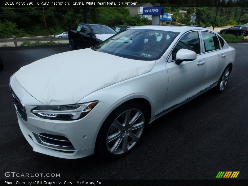  2018 S90 T6 AWD Inscription Crystal White Pearl Metallic