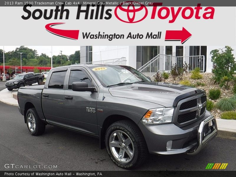 Mineral Gray Metallic / Black/Diesel Gray 2013 Ram 1500 Tradesman Crew Cab 4x4