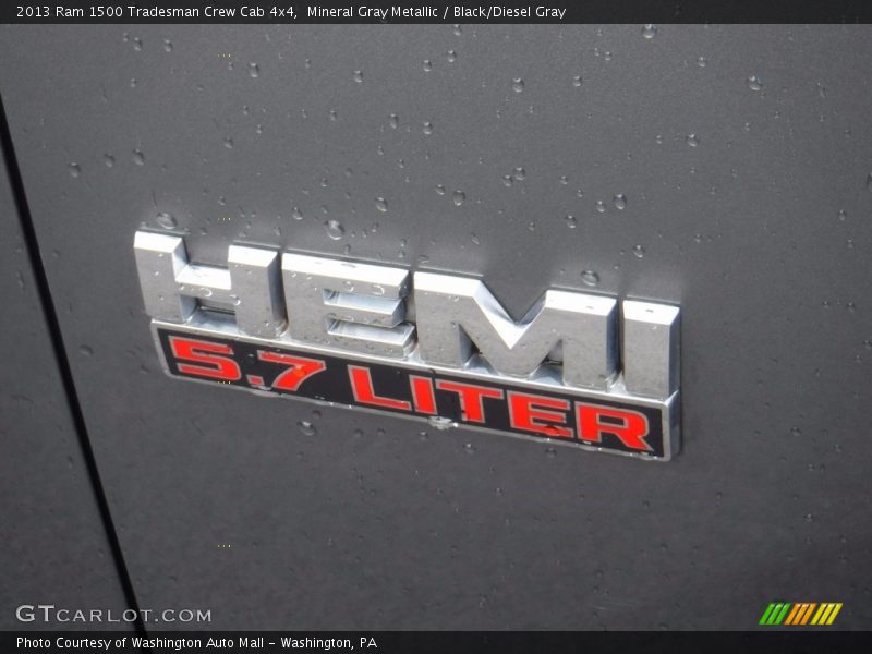 Mineral Gray Metallic / Black/Diesel Gray 2013 Ram 1500 Tradesman Crew Cab 4x4