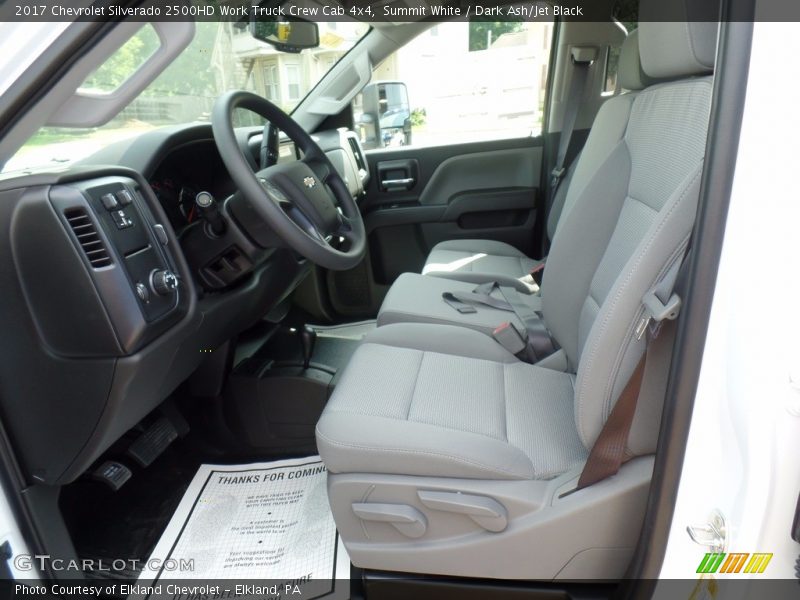 Summit White / Dark Ash/Jet Black 2017 Chevrolet Silverado 2500HD Work Truck Crew Cab 4x4