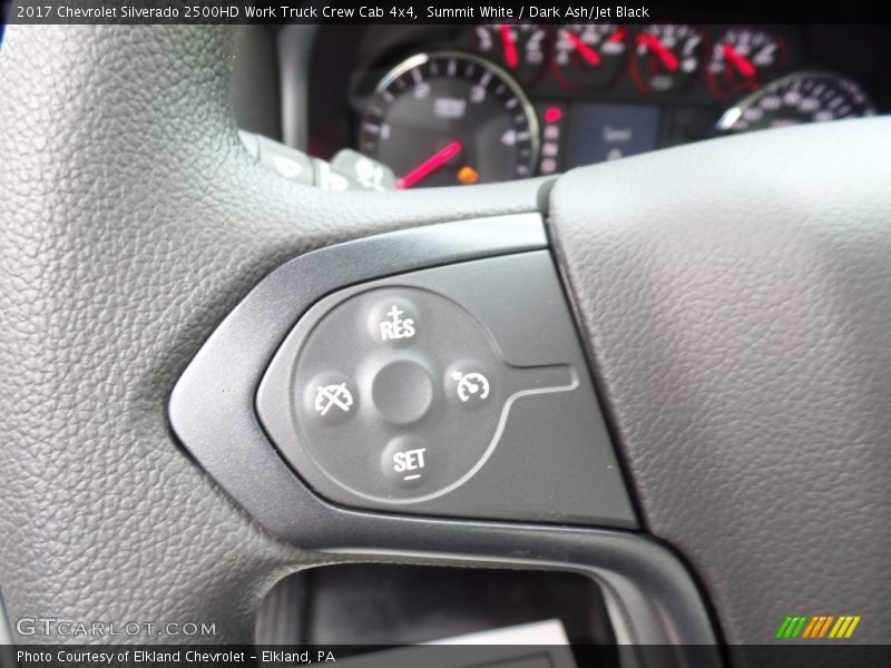 Summit White / Dark Ash/Jet Black 2017 Chevrolet Silverado 2500HD Work Truck Crew Cab 4x4