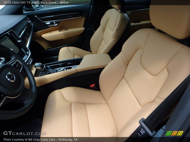  2018 S90 T6 AWD Amber Interior