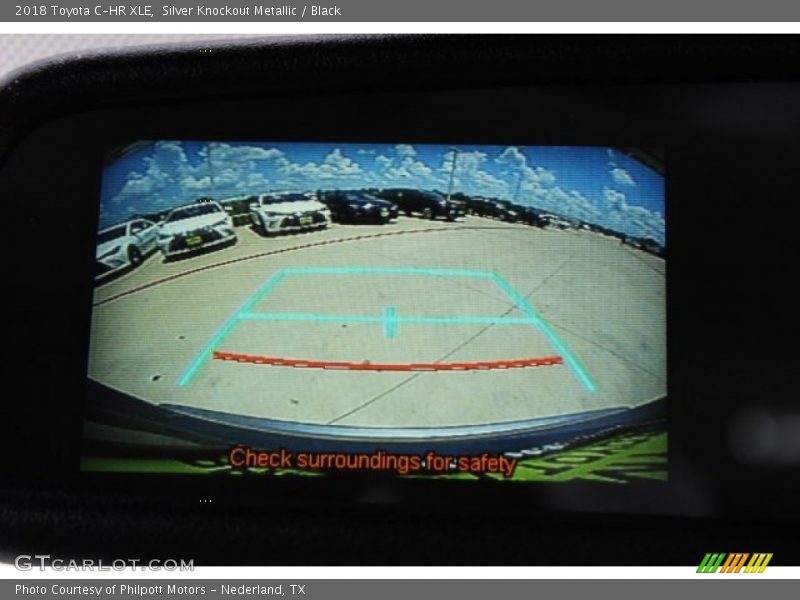 Silver Knockout Metallic / Black 2018 Toyota C-HR XLE