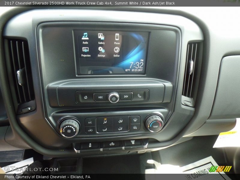 Summit White / Dark Ash/Jet Black 2017 Chevrolet Silverado 2500HD Work Truck Crew Cab 4x4