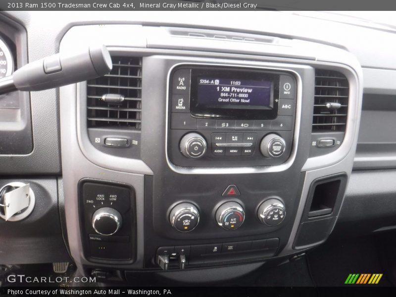 Mineral Gray Metallic / Black/Diesel Gray 2013 Ram 1500 Tradesman Crew Cab 4x4