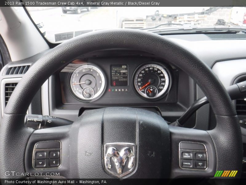 Mineral Gray Metallic / Black/Diesel Gray 2013 Ram 1500 Tradesman Crew Cab 4x4