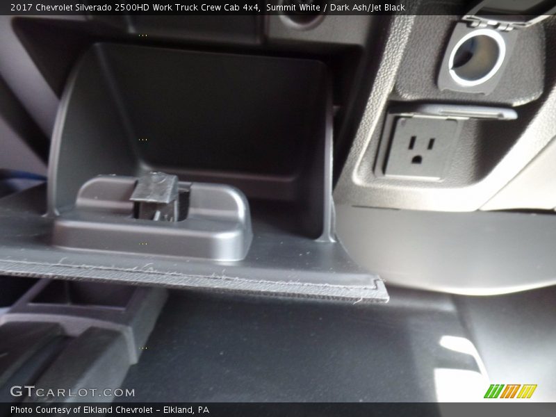 Summit White / Dark Ash/Jet Black 2017 Chevrolet Silverado 2500HD Work Truck Crew Cab 4x4