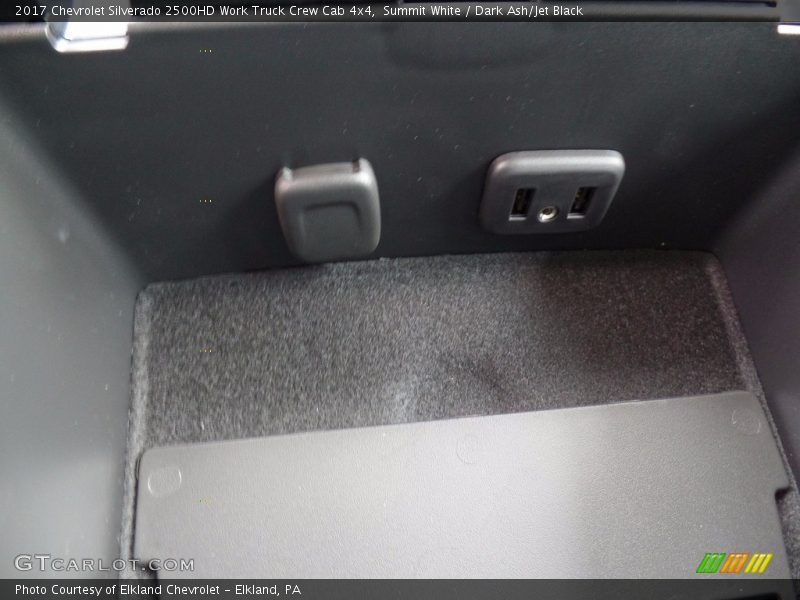 Summit White / Dark Ash/Jet Black 2017 Chevrolet Silverado 2500HD Work Truck Crew Cab 4x4