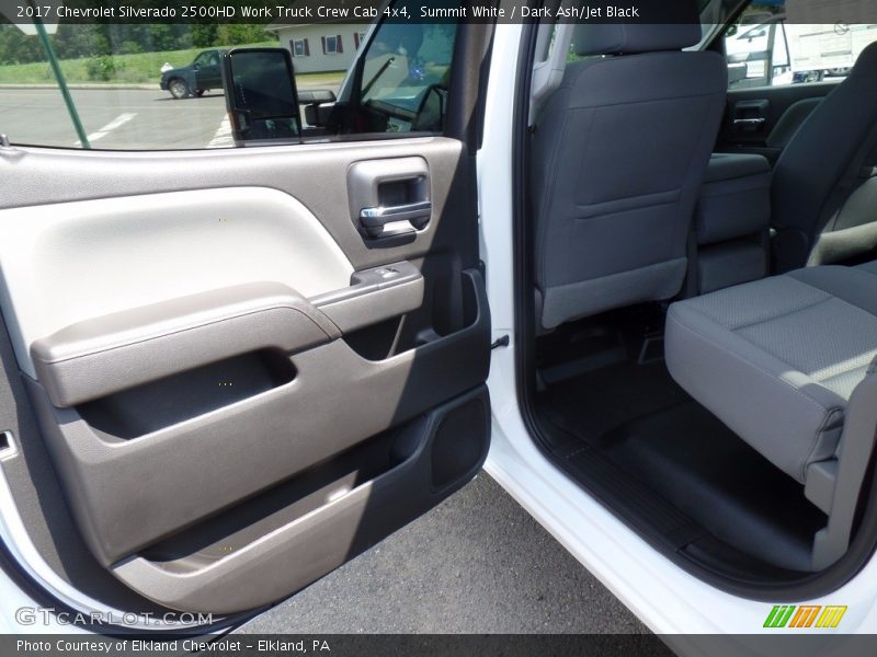 Summit White / Dark Ash/Jet Black 2017 Chevrolet Silverado 2500HD Work Truck Crew Cab 4x4