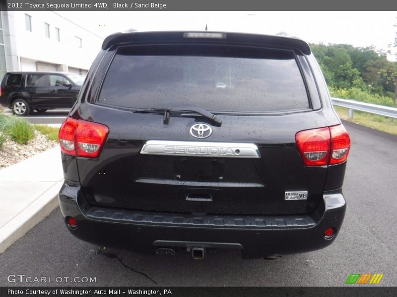 Black / Sand Beige 2012 Toyota Sequoia Limited 4WD