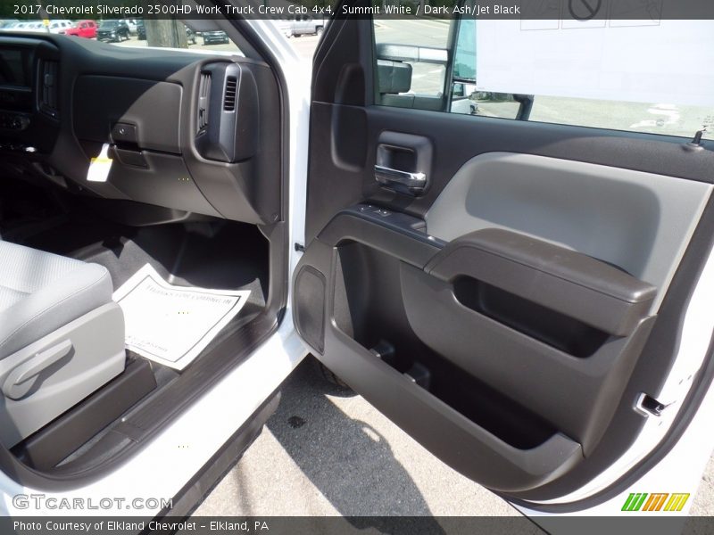 Summit White / Dark Ash/Jet Black 2017 Chevrolet Silverado 2500HD Work Truck Crew Cab 4x4