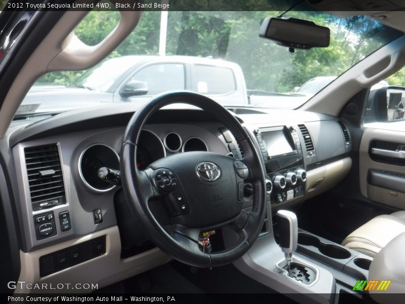 Black / Sand Beige 2012 Toyota Sequoia Limited 4WD
