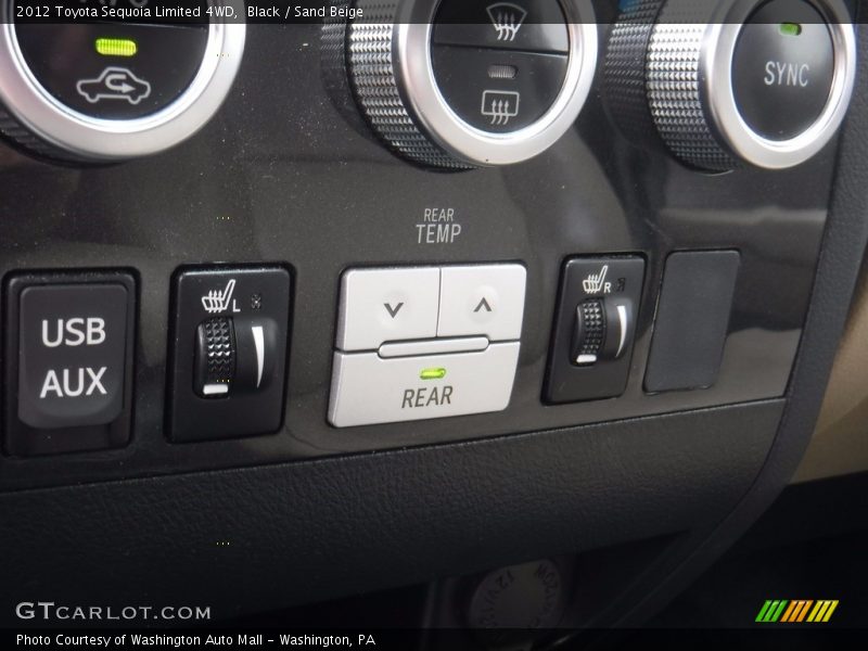 Black / Sand Beige 2012 Toyota Sequoia Limited 4WD