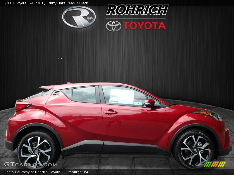 Ruby Flare Pearl / Black 2018 Toyota C-HR XLE