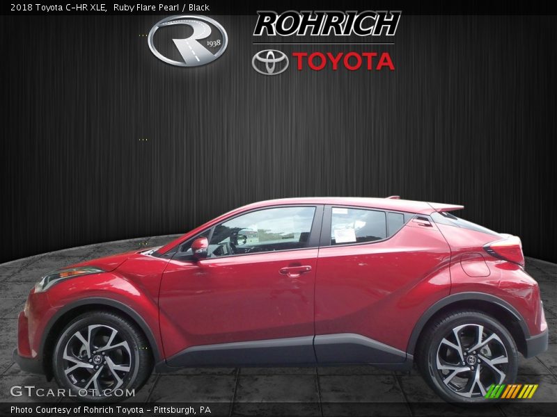 Ruby Flare Pearl / Black 2018 Toyota C-HR XLE