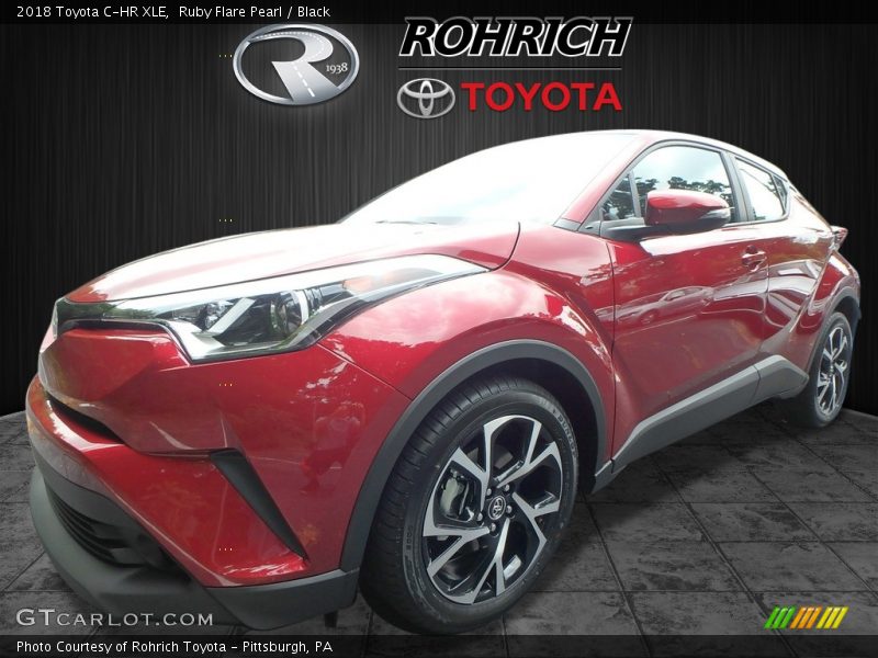 Ruby Flare Pearl / Black 2018 Toyota C-HR XLE