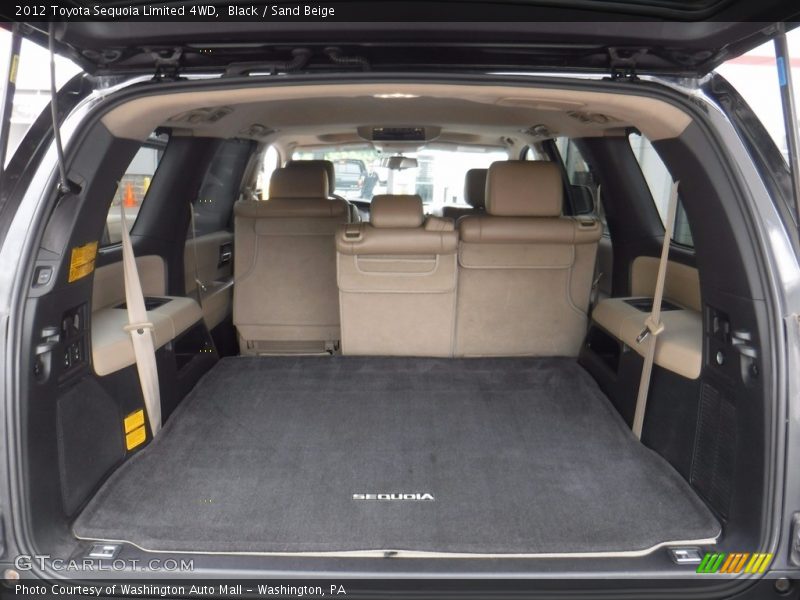 Black / Sand Beige 2012 Toyota Sequoia Limited 4WD