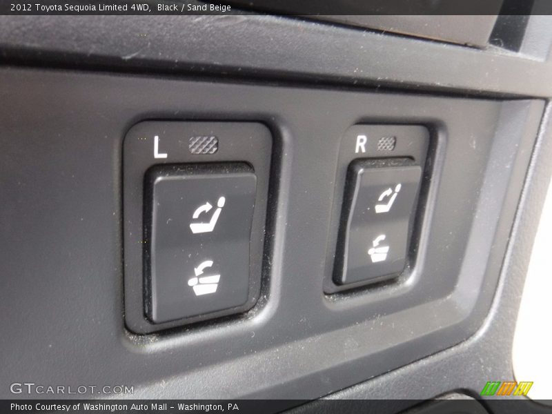 Black / Sand Beige 2012 Toyota Sequoia Limited 4WD